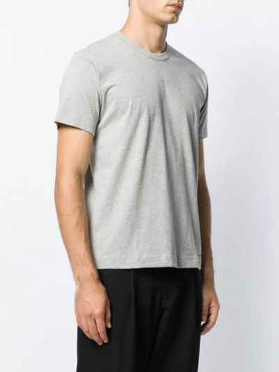 Shop Comme Des Garçons Shirt Logo Print T-shirt In Grey
