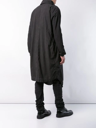 Shop Army Of Me Oversized Long T-shirt - Grey