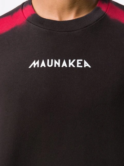 Shop Mauna Kea Tie-dye Logo Sweatshirt - Black