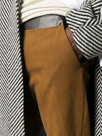 Shop Haider Ackermann Tailored Cropped Trousers In Brown