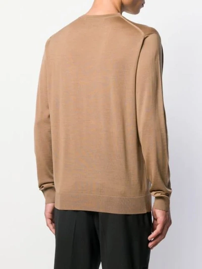 Shop Dsquared2 Knitted Sweatshirt In Neutrals