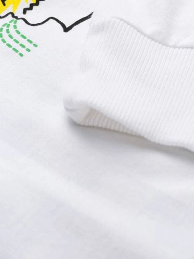 Shop Apc X Brain Dead Branded Sweatshirt In White