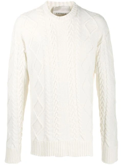 Shop Laneus Cable Knit Sweater In 30016