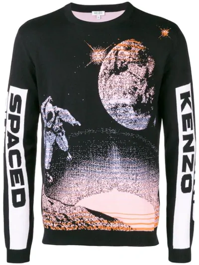 Shop Kenzo Spaced Out Sweater In Black