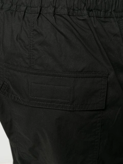 Shop Rick Owens Drkshdw Drawstring Waist Trousers In Black