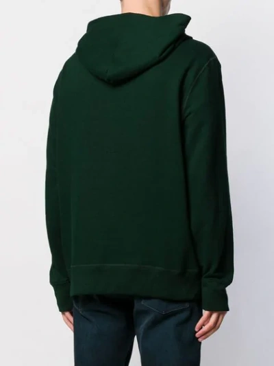 Shop Polo Ralph Lauren Logo Hoody In Green