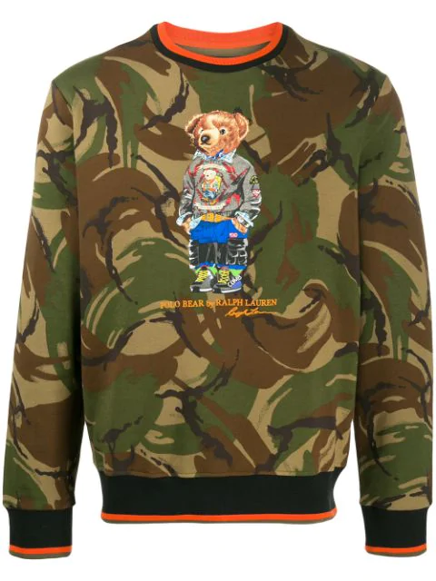 polo ralph lauren camo sweatshirt