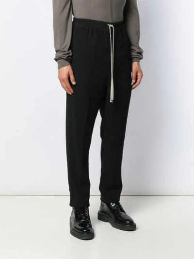 Shop Rick Owens Straight-leg Trousers In Black