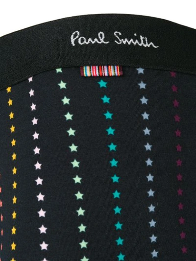 Shop Paul Smith Star Print Boxers In Black