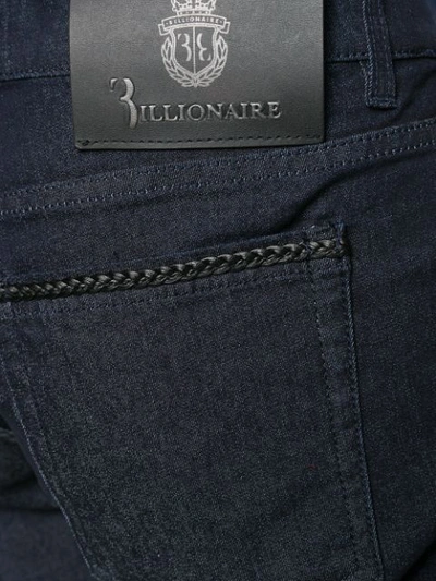 Shop Billionaire Skinny Fit Jeans In Blue