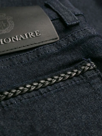 Shop Billionaire Skinny Fit Jeans In Blue