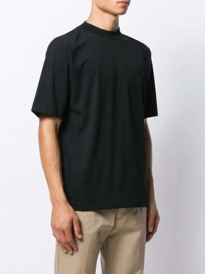 Shop Etudes Studio Round Neck T-shirt In Black