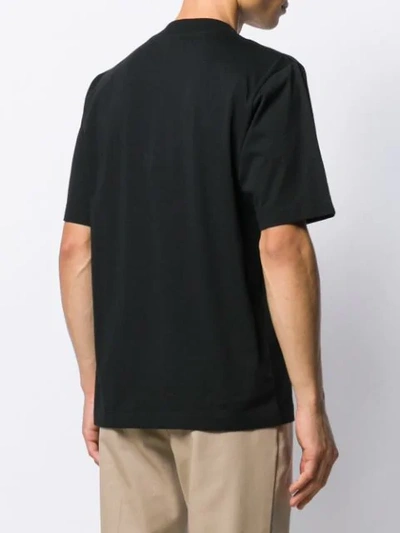 Shop Etudes Studio Round Neck T-shirt In Black