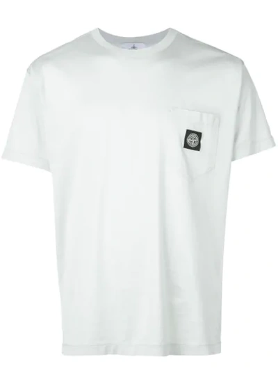 Shop Stone Island T-shirt Mit Logo In Green