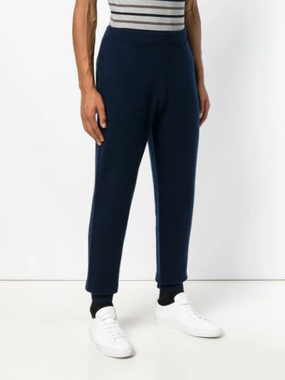 Shop Z Zegna Cashmere Lounge Trousers In Blue