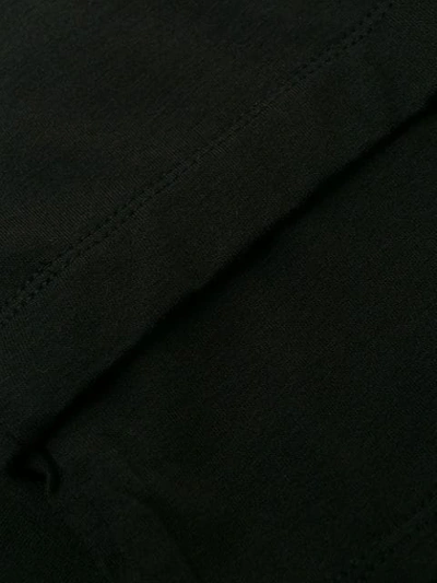 YOHJI YAMAMOTO DOUBLE-LAYER SLEEVE T-SHIRT - 黑色