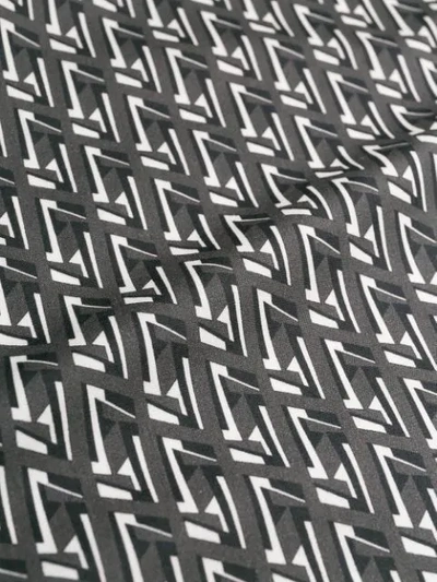 Shop Fendi Hemd Mit Geometrischem Print In Black
