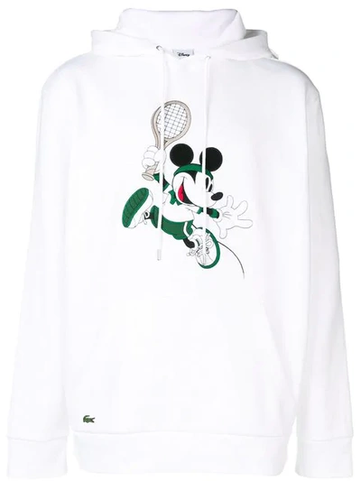 Lacoste X Disney Mickey Hoodie - White | ModeSens