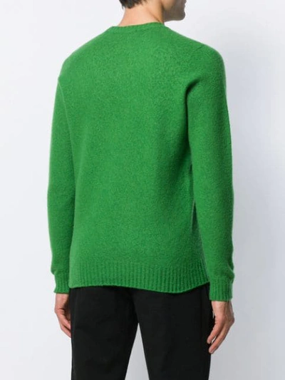 Shop Drumohr Knitted Jumper In Green