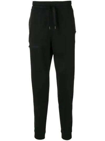 Shop Ermenegildo Zegna Drawstring Track Trousers In Black