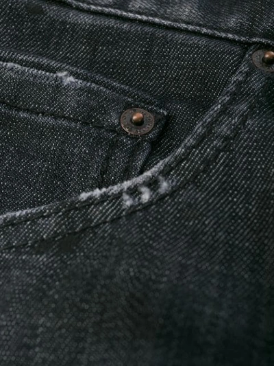 Shop Dsquared2 5 Pocket Jeans In Black