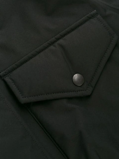 Shop Woolrich Hooded Parka In Black