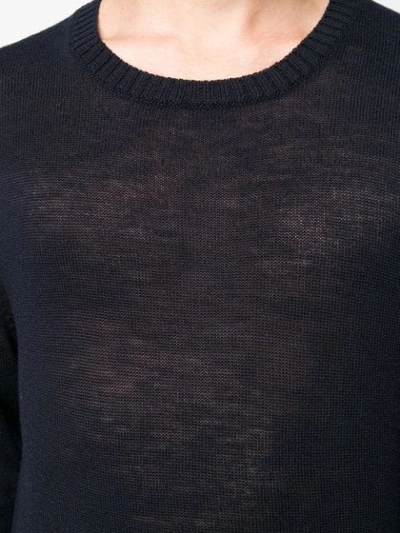 Shop Jil Sander Fine-knit Jumper In Blue