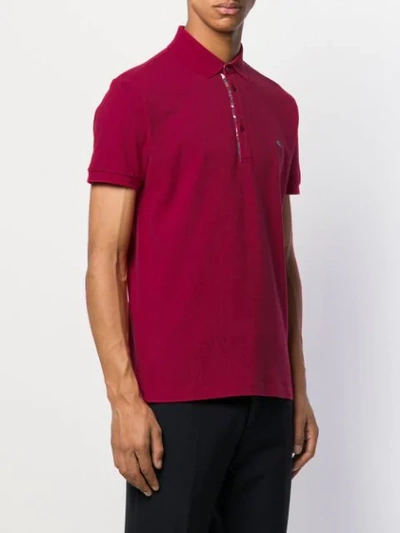 Shop Etro Classic Polo Shirt In Red