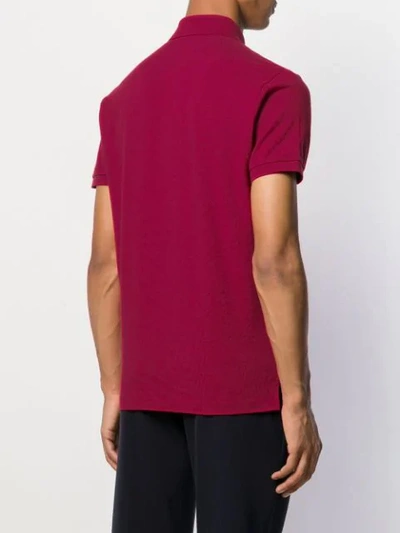 Shop Etro Classic Polo Shirt In Red