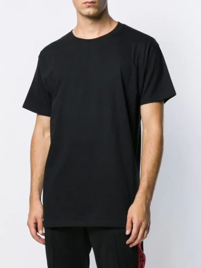 Shop Les (art)ists Slogan Print T-shirt In Black