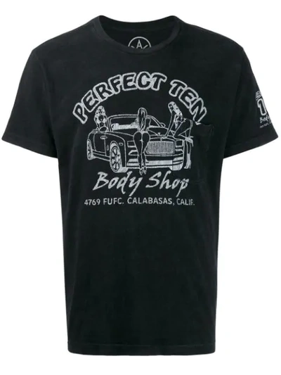 Shop Local Authority Body Shop Print T-shirt In Black