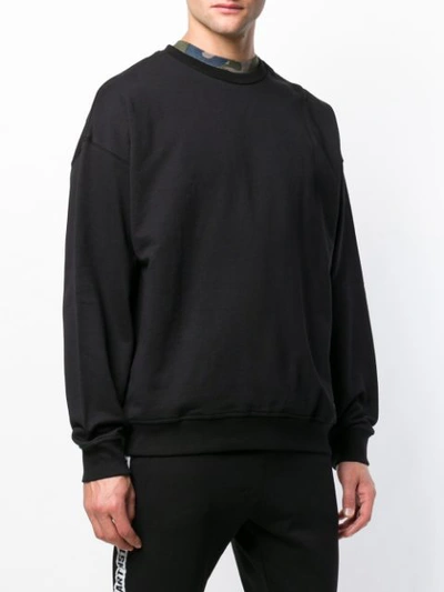 Shop Les (art)ists Logo Print Sweatshirt In Black