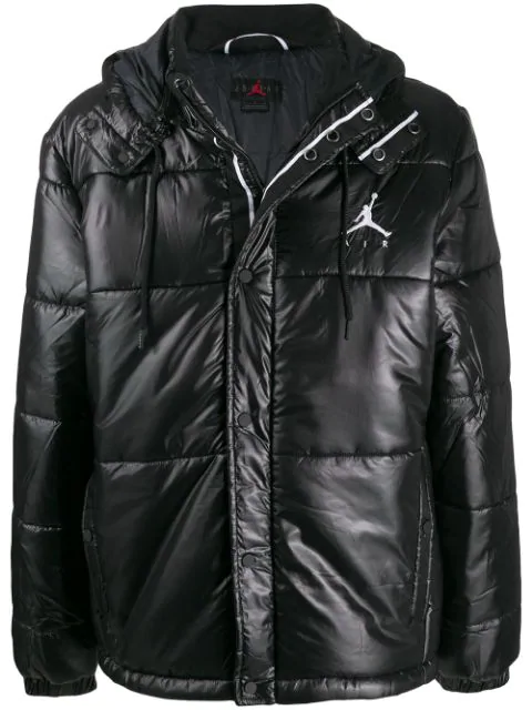 nike black padded jacket
