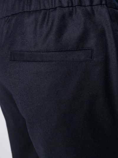 Shop Apc Kaplan Trousers In Blue