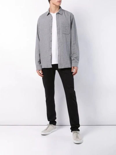 Shop Alex Mill Denim Shirt In Grey