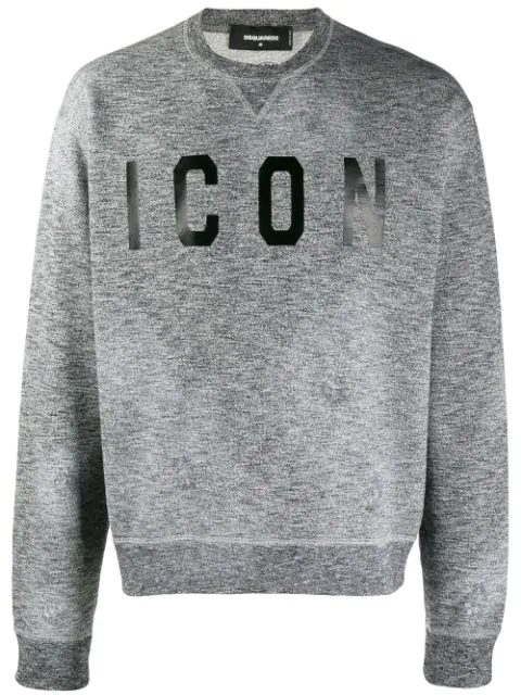 dsquared2 icon sweatshirt grey