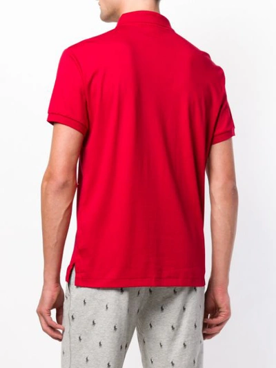 Shop Polo Ralph Lauren Classic Brand Polo Shirt In Red