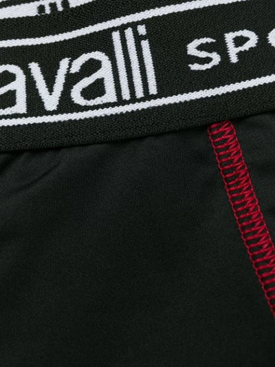 Shop Roberto Cavalli Sport Leggings In Black