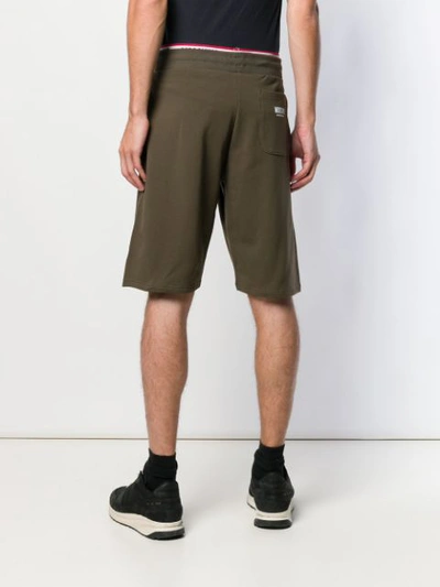 Shop Moschino Jersey Shorts - Green
