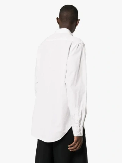 Shop Yohji Yamamoto Asymmetric In White