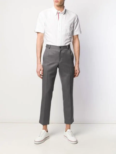 Shop Thom Browne Classic Shirt In White