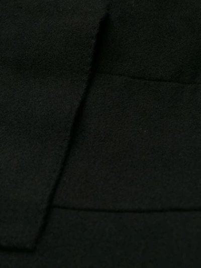 Shop Lardini Jersey Double Breasted Blazer In Black