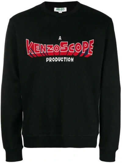 Shop Kenzo Logo-print Sweatshirt - Black