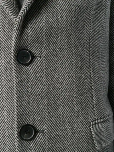 Shop Ami Alexandre Mattiussi Two Buttons Coat In Black