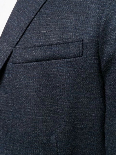 Shop Harris Wharf London Fitted Wool Blazer In Blue