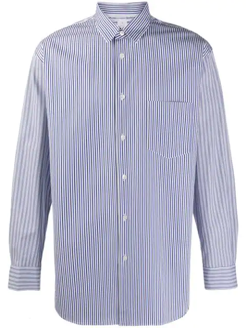 comme des garcons long sleeve striped