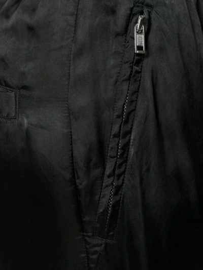 Shop Rick Owens Utility Track Pants In Black