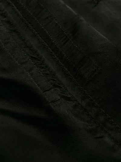 Shop Rick Owens Utility Track Pants In Black