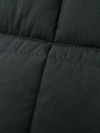 Shop Helmut Lang Shearling Collar Padded Jacket In Black