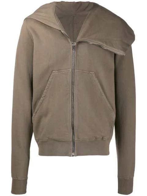 rick owens zip hoodie